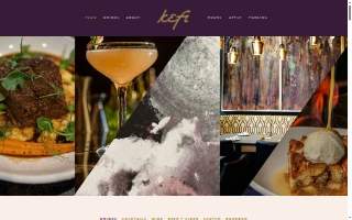 Kefi Greek Cuisine + Bar website