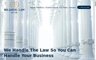 Bilanzic Law website