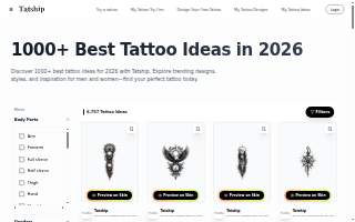 tattoo/advanced skin care website