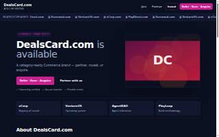 DealsCard website