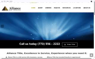 Alliance Title Corp website