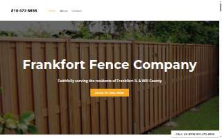 Frankfort Fence Company website