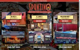 Spuntino Pizza website