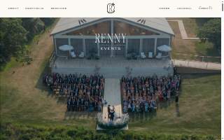 Renny Events website