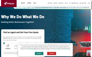 Pekin Insurance website