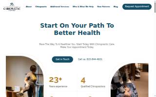 Livingston County Chiropractic website