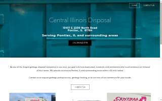Central Illinois Disposal website