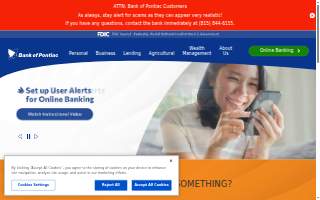 Bank of Pontiac website