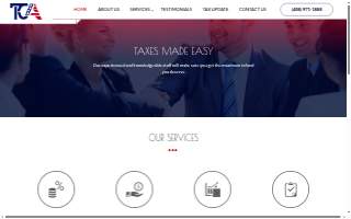 Tax Consultation of America website
