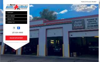 Dave's Auto Clinic website