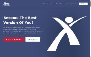 XCEL Physical Therapy website