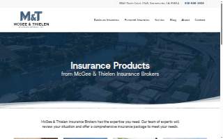 McGee & Thielen Insurance Brokers website