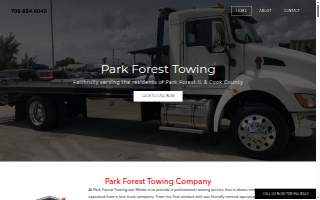 Park Forest Towing website
