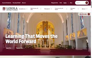 Loyola Immediate Care website