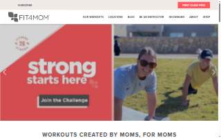 FIT4MOM Oak Park River Forest website