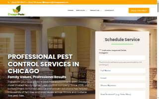 Chicago Pests, LLC website