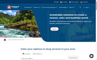 Republic Services website