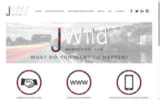 J Wild Marketing website