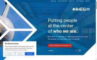 IMEG website