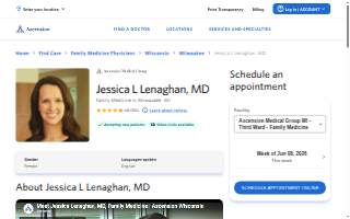 Jessica L. Lenaghan, MD website