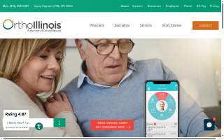 OrthoIllinois website
