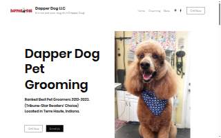 Dapper Dog Pet Grooming website