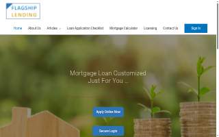 Flagship Lending website