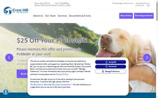 Crest Hill Animal Hospital of Romeoville website