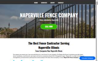 Naperville Fence website
