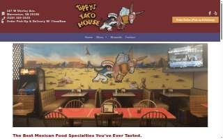 Taco Grill Salsa Bar and Taco Truck website