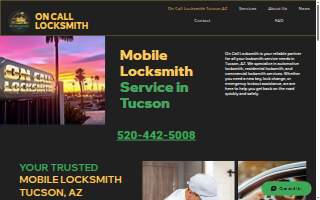 On Call Locksmith website