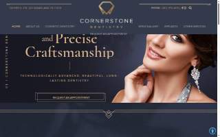 Cornerstone Dentistry website
