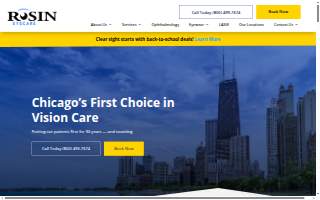 Rosin Eyecare - Schaumburg website