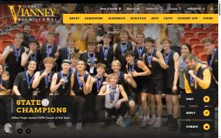 Vianney Hair Salon website