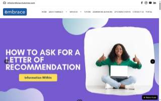 Embrace Tutoring and Educational Services - Chicago website