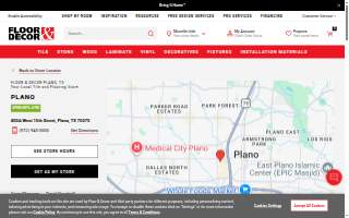 Flooring America Champaign website