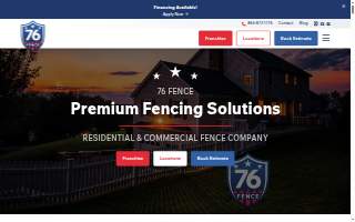76 Fence Company Illinois website