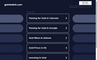 GoldinSkin Dermatology website