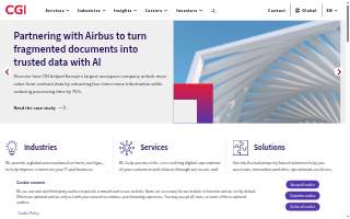 CGI Invesments website