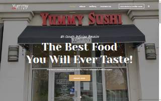 The Yummy Bistro website