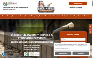 BrickMaster Masonry Contractors & Repair website