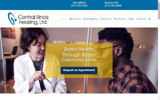 Central Illinois Hearing website