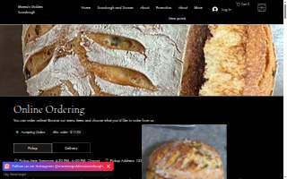 mamas golden sourdough website