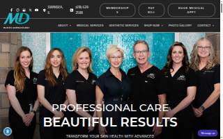 Musick Dermatology & Advanced Clinical Spa website