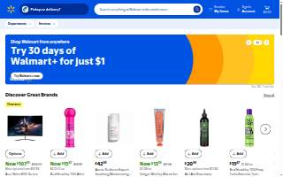 Walmart Pharmacy website