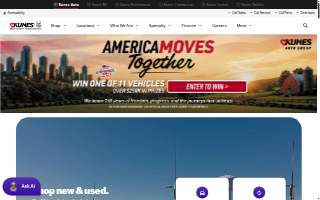 Kunes CDJR of Sycamore website