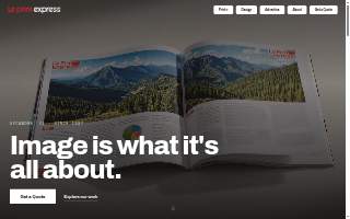 Le Print Express website