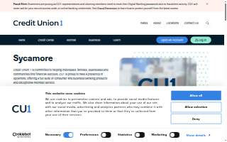 Credit Union 1 website
