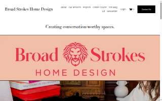 Broad Strokes Home Design website