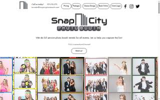 Snap City Photo Booth website